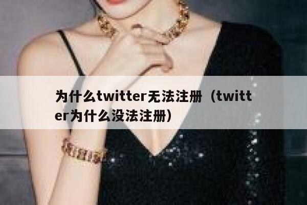 为什么twitter无法注册（twitter为什么没法注册） 第1张