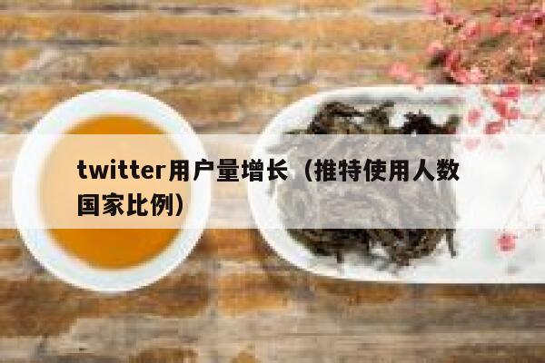 twitter用户量增长（推特使用人数 国家比例） 第1张