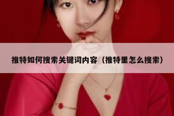 推特如何搜索关键词内容（推特里怎么搜索） 第1张