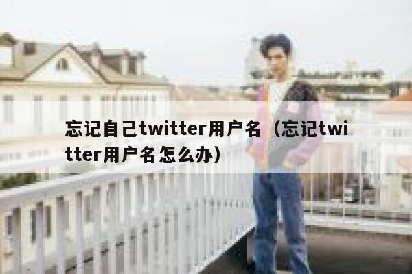 忘记自己twitter用户名（忘记twitter用户名怎么办） 第1张