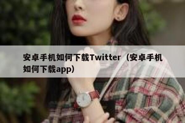 安卓手机如何下载Twitter（安卓手机如何下载app） 第1张