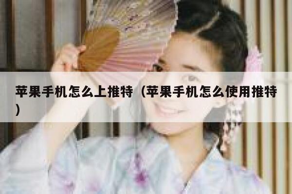 苹果手机怎么上推特（苹果手机怎么使用推特） 第1张