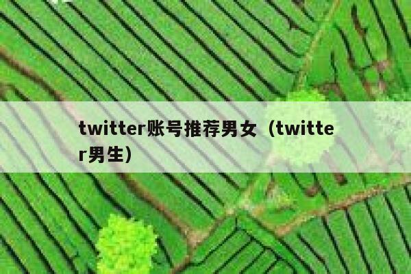twitter账号推荐男女（twitter男生） 第1张