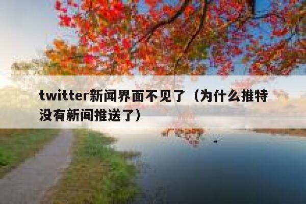 twitter新闻界面不见了（为什么推特没有新闻推送了） 第1张