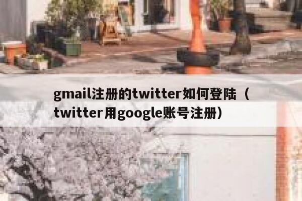 gmail注册的twitter如何登陆（twitter用google账号注册） 第1张