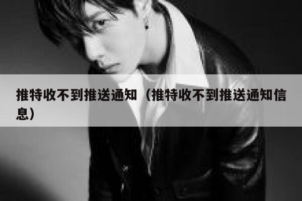 推特收不到推送通知（推特收不到推送通知信息） 第1张