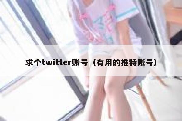 求个twitter账号（有用的推特账号） 第1张