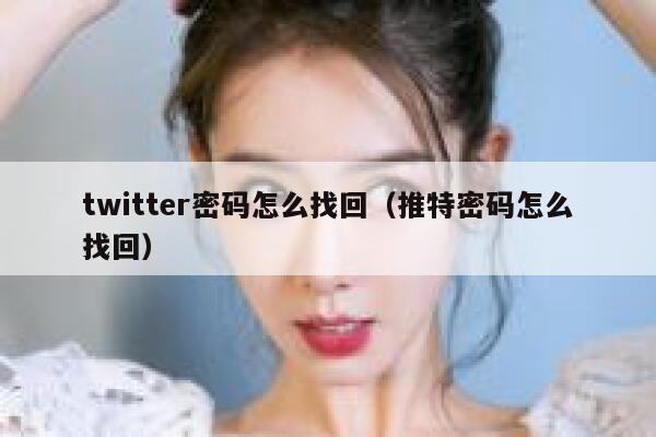twitter密码怎么找回（推特密码怎么找回） 第1张