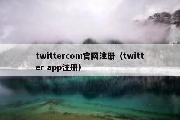 twittercom官网注册(twitter app注册) 第1张 twittercom官网注册(twitter app注册) 第1张