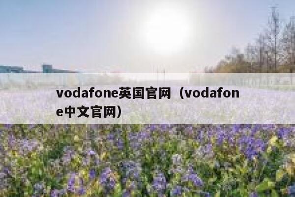 vodafone英国官网（vodafone中文官网） 第1张