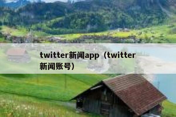 twitter新闻app（twitter新闻账号） 第1张