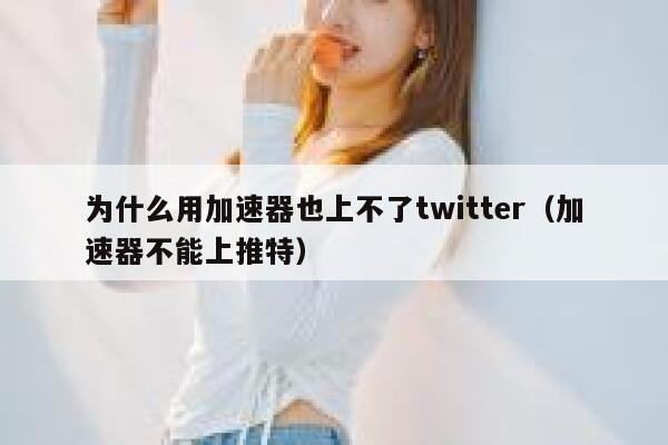 为什么用加速器也上不了twitter（加速器不能上推特） 第1张