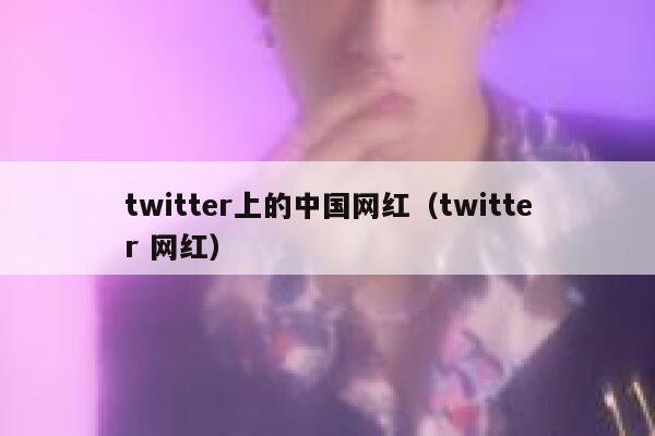 twitter上的中国网红(twitter 网红) 第1张 twitter上的中国网红(twitter 网红) 第1张