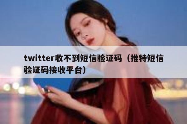 twitter收不到短信验证码（推特短信验证码接收平台） 第1张