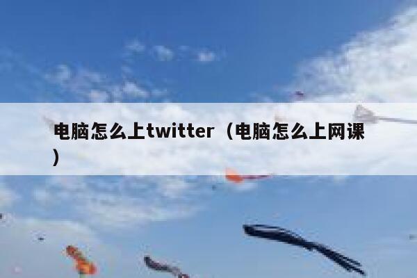 电脑怎么上twitter（电脑怎么上网课） 第1张