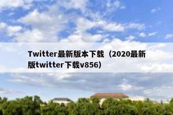 Twitter最新版本下载（2020最新版twitter下载v856） 第1张