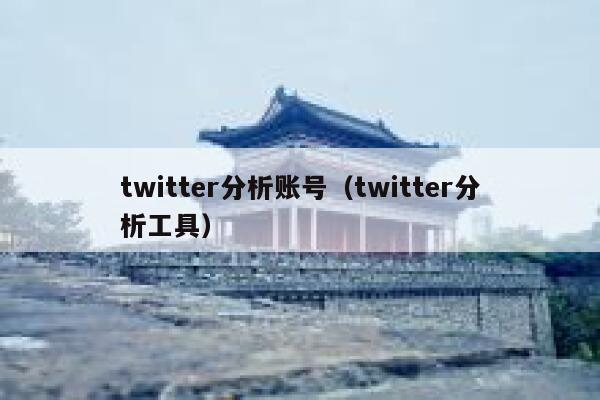 twitter分析账号（twitter分析工具） 第1张