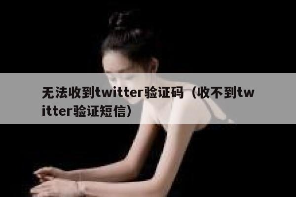 无法收到twitter验证码（收不到twitter验证短信） 第1张