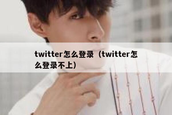 twitter怎么登录（twitter怎么登录不上） 第1张
