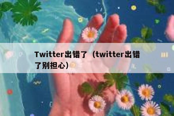 Twitter出错了（twitter出错了别担心） 第1张