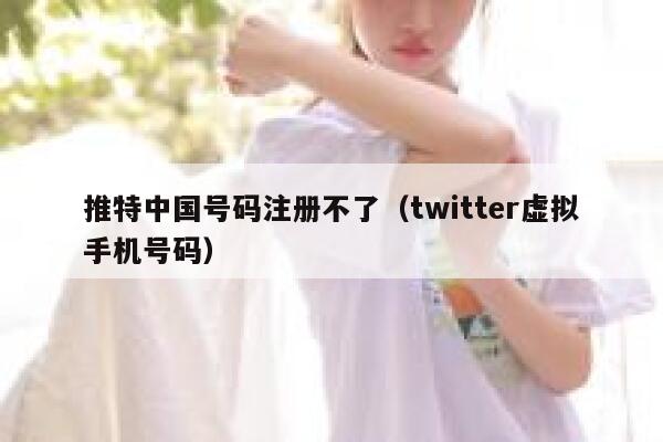 推特中国号码注册不了（twitter虚拟手机号码） 第1张
