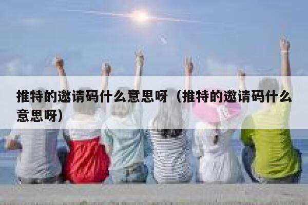 推特的邀请码什么意思呀（推特的邀请码什么意思呀） 第1张