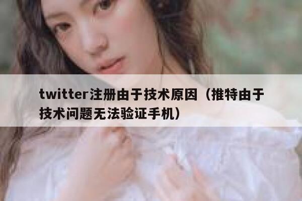 twitter注册由于技术原因（推特由于技术问题无法验证手机） 第1张