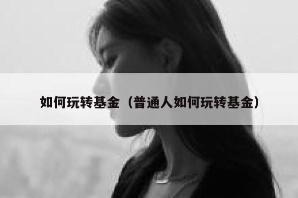 如何玩转基金（普通人如何玩转基金） 第1张