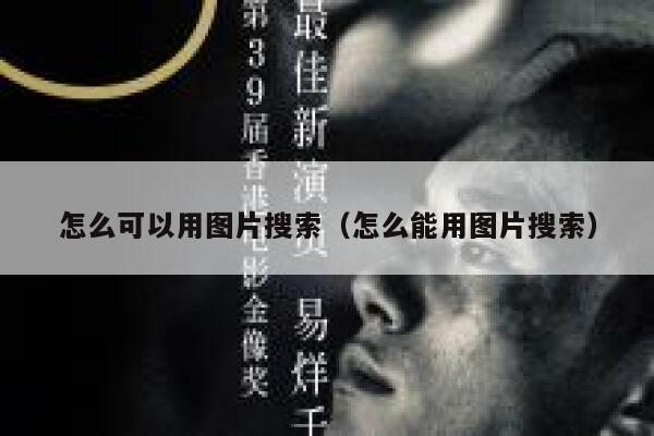 怎么可以用图片搜索（怎么能用图片搜索） 第1张
