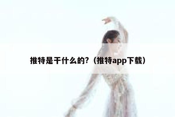 推特是干什么的?（推特app下载） 第1张