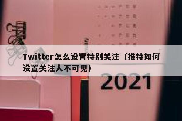 Twitter怎么设置特别关注（推特如何设置关注人不可见） 第1张