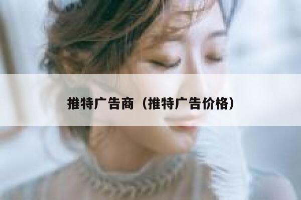 推特广告商（推特广告价格） 第1张
