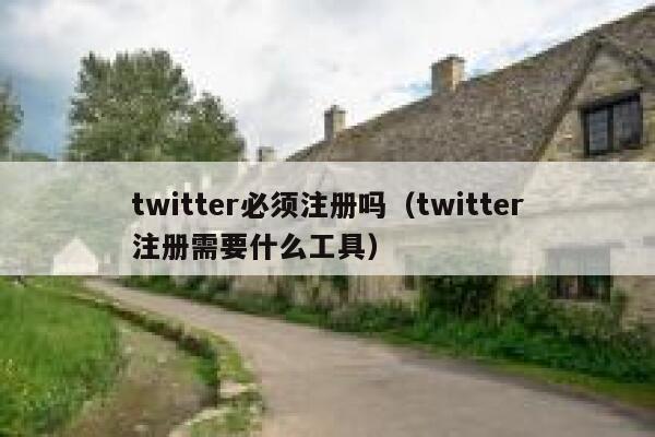 twitter必须注册吗（twitter注册需要什么工具） 第1张