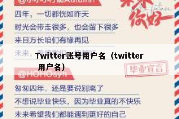 Twitter账号用户名（twitter 用户名） 第1张