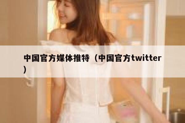 中国官方媒体推特（中国官方twitter） 第1张