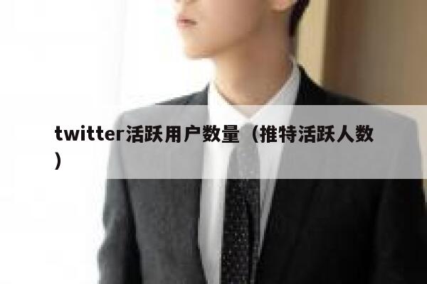 twitter活跃用户数量（推特活跃人数） 第1张