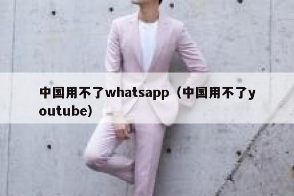 中国用不了whatsapp（中国用不了youtube） 第1张