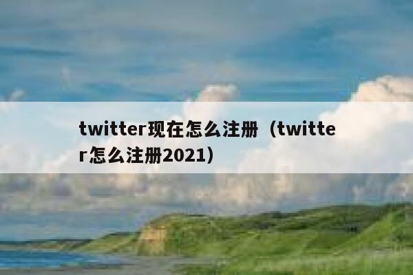 twitter现在怎么注册（twitter怎么注册2021） 第1张