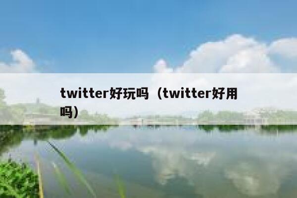 twitter好玩吗（twitter好用吗） 第1张
