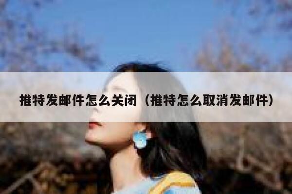 推特发邮件怎么关闭（推特怎么取消发邮件） 第1张