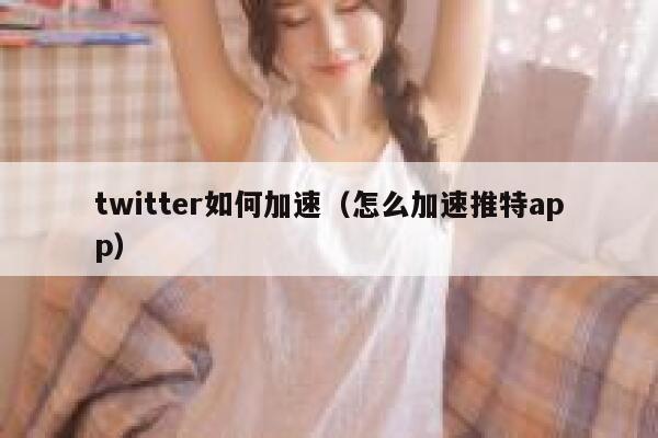 twitter如何加速（怎么加速推特app） 第1张