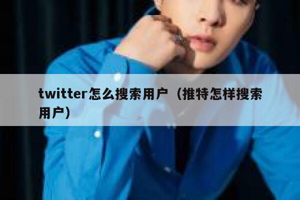 twitter怎么搜索用户（推特怎样搜索用户） 第1张