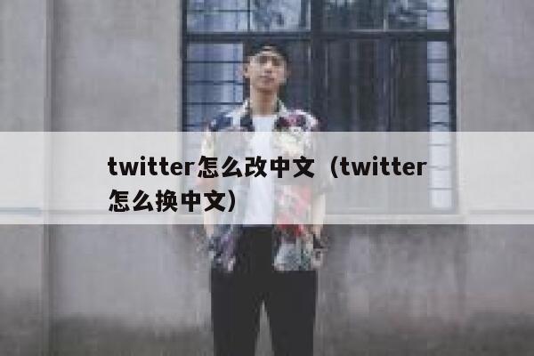 twitter怎么改中文（twitter怎么换中文） 第1张