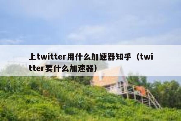 上twitter用什么加速器知乎（twitter要什么加速器） 第1张