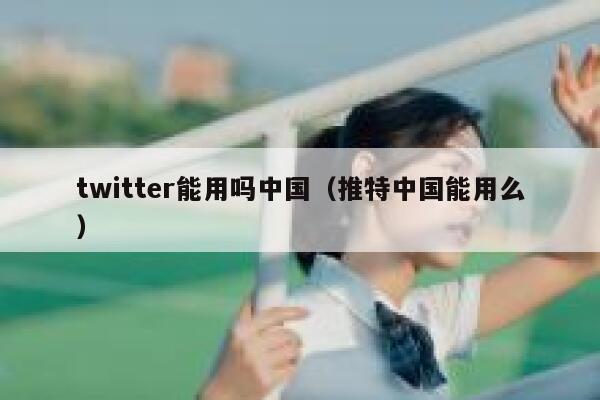 twitter能用吗中国（推特中国能用么） 第1张