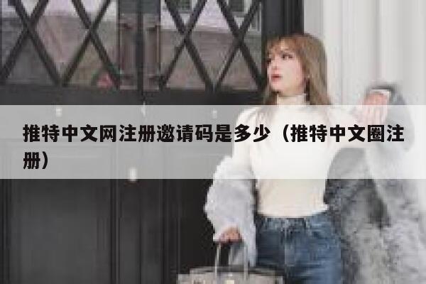推特中文网注册邀请码是多少（推特中文圈注册） 第1张