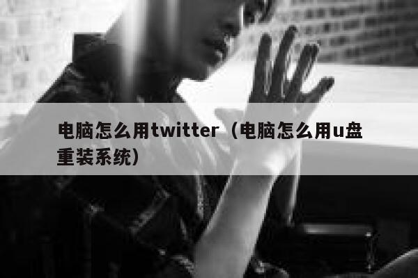 电脑怎么用twitter（电脑怎么用u盘重装系统） 第1张