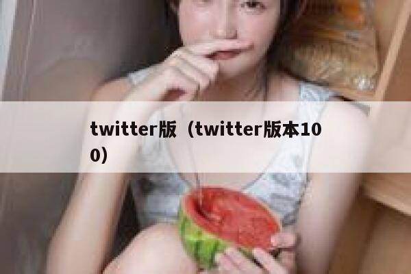twitter版（twitter版本100） 第1张