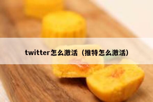 twitter怎么激活（推特怎么激活） 第1张