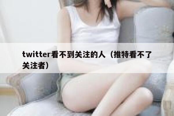 twitter看不到关注的人（推特看不了关注者） 第1张